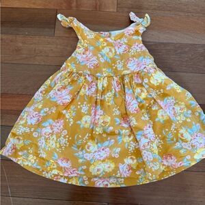 OshKosh B'gosh Yellow Floral Kids Dress